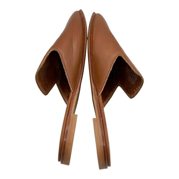 Madewell Gemma Cognac Pointed Toe Mule Flats - Picture 5 of 12